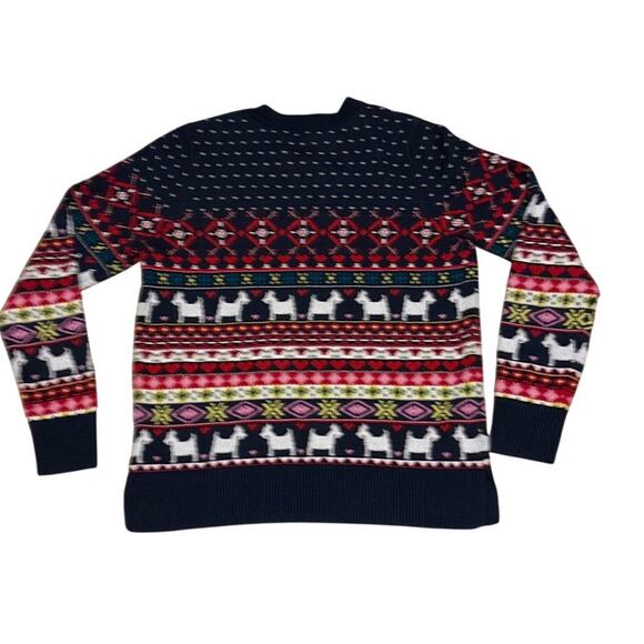Charter Club Navy Fair Isle Holiday Knit Sweater - Picture 5 of 7